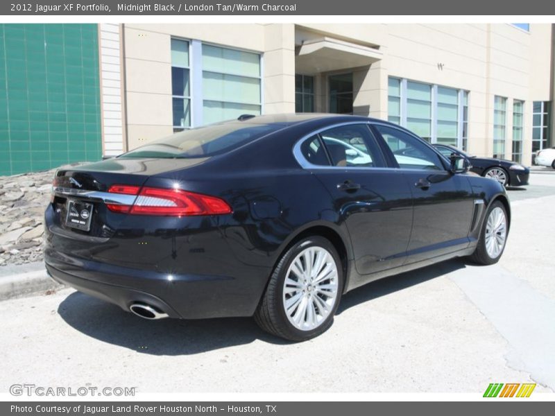 Midnight Black / London Tan/Warm Charcoal 2012 Jaguar XF Portfolio