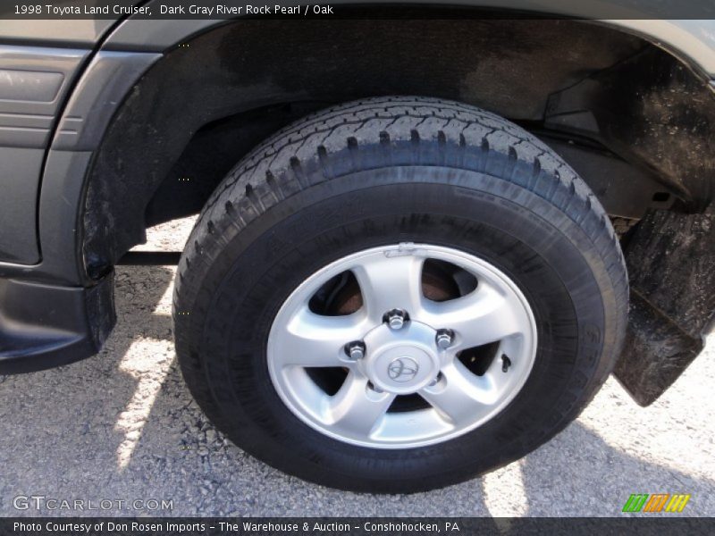 Dark Gray River Rock Pearl / Oak 1998 Toyota Land Cruiser