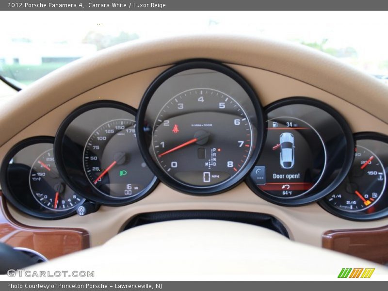  2012 Panamera 4 4 Gauges