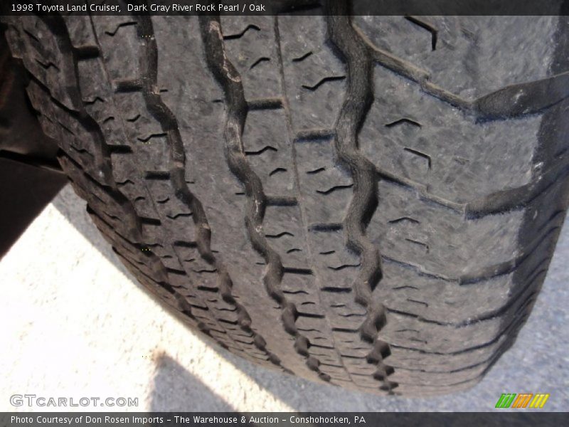 Dark Gray River Rock Pearl / Oak 1998 Toyota Land Cruiser