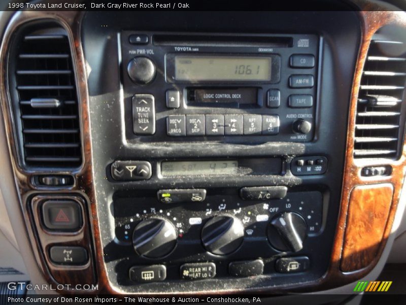 Dark Gray River Rock Pearl / Oak 1998 Toyota Land Cruiser