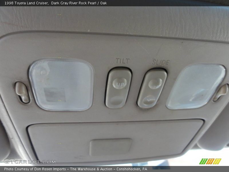 Dark Gray River Rock Pearl / Oak 1998 Toyota Land Cruiser