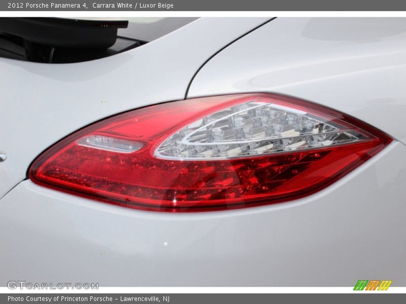 Carrara White / Luxor Beige 2012 Porsche Panamera 4