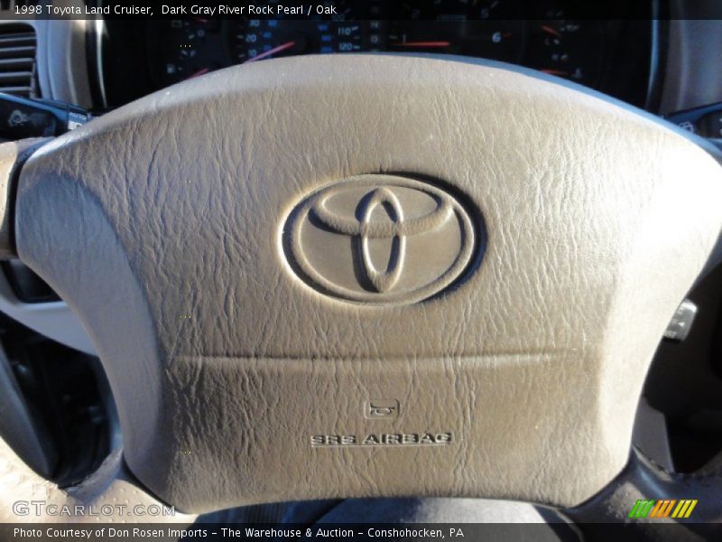 Dark Gray River Rock Pearl / Oak 1998 Toyota Land Cruiser
