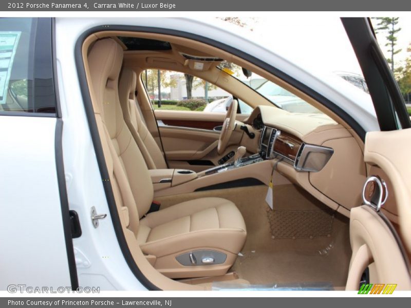  2012 Panamera 4 Luxor Beige Interior