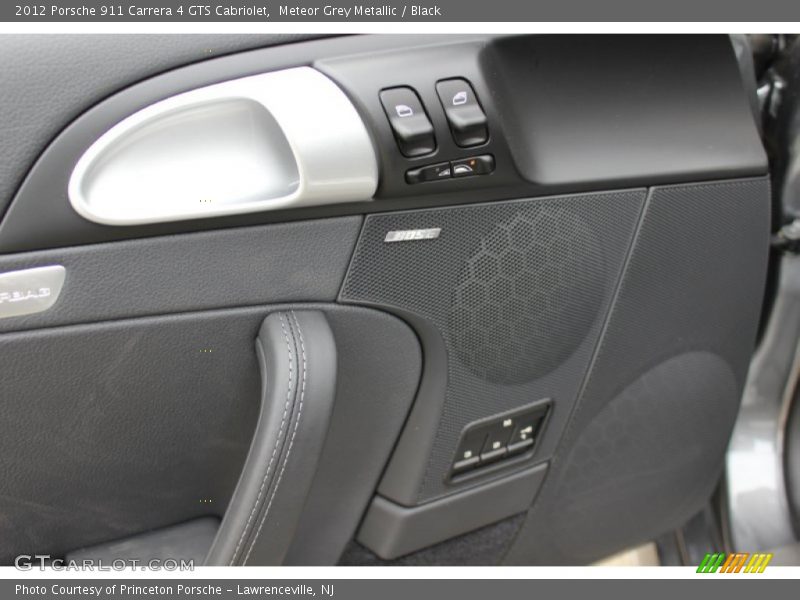 Meteor Grey Metallic / Black 2012 Porsche 911 Carrera 4 GTS Cabriolet