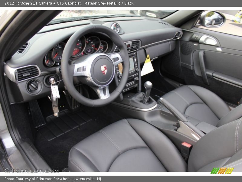  2012 911 Carrera 4 GTS Cabriolet Black Interior