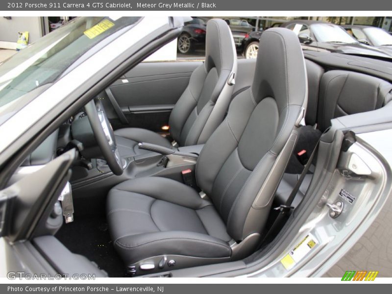  2012 911 Carrera 4 GTS Cabriolet Black Interior