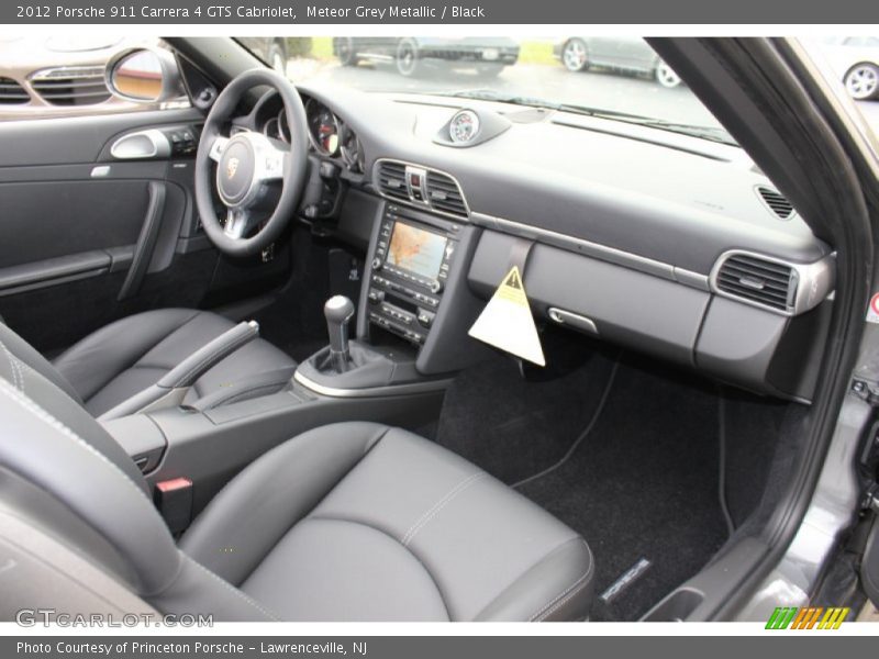  2012 911 Carrera 4 GTS Cabriolet Black Interior