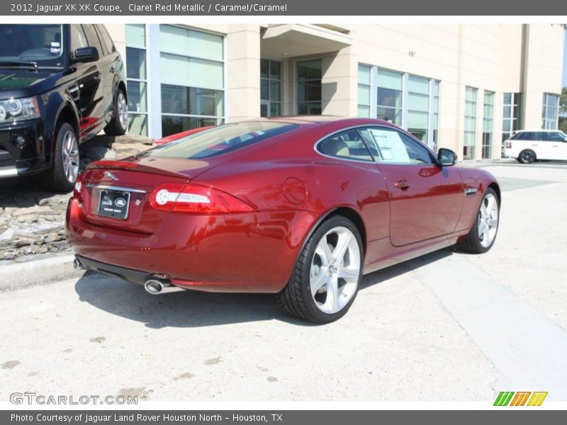 Claret Red Metallic / Caramel/Caramel 2012 Jaguar XK XK Coupe