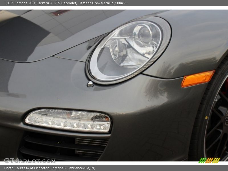 Meteor Grey Metallic / Black 2012 Porsche 911 Carrera 4 GTS Cabriolet