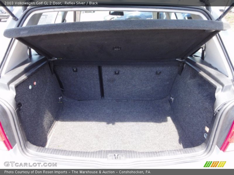 Reflex Silver / Black 2003 Volkswagen Golf GL 2 Door