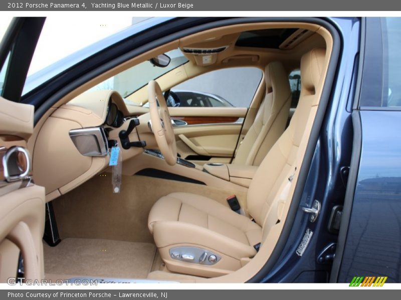  2012 Panamera 4 Luxor Beige Interior
