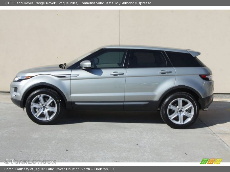  2012 Range Rover Evoque Pure Ipanema Sand Metallic