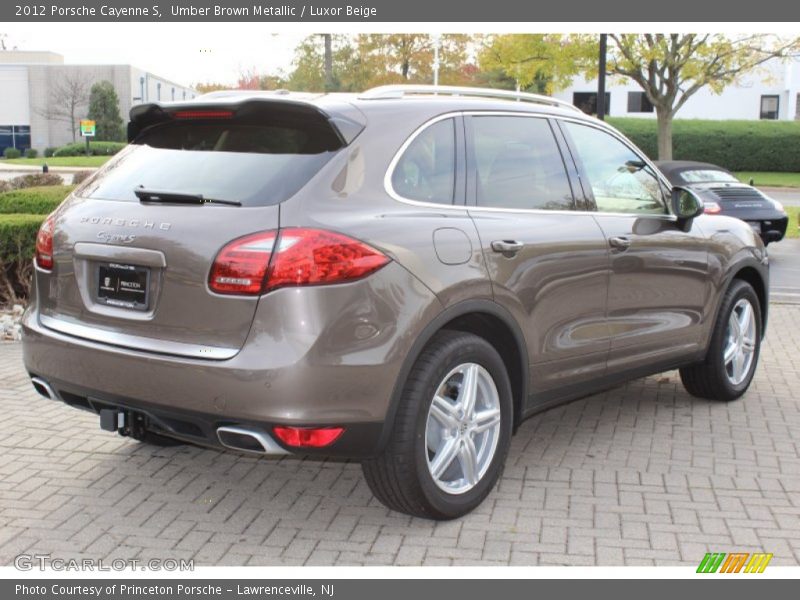 Umber Brown Metallic / Luxor Beige 2012 Porsche Cayenne S