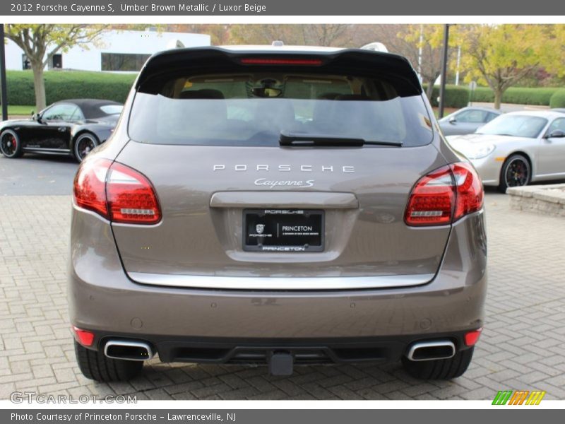 Umber Brown Metallic / Luxor Beige 2012 Porsche Cayenne S