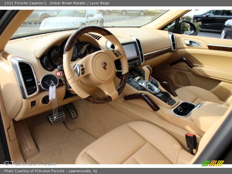  2012 Cayenne S Luxor Beige Interior