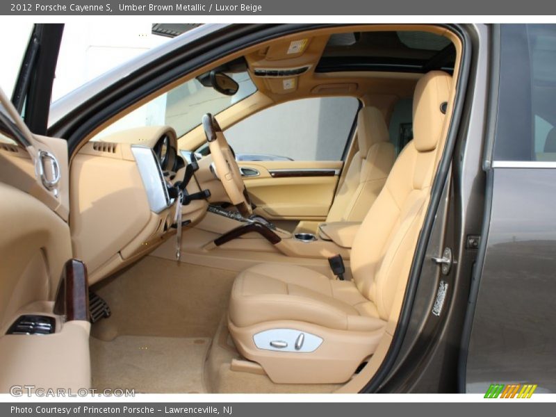  2012 Cayenne S Luxor Beige Interior