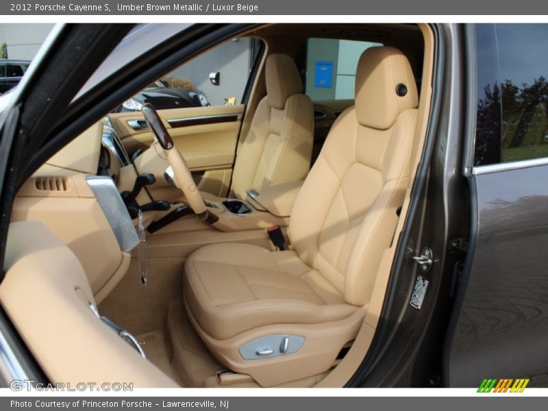  2012 Cayenne S Luxor Beige Interior