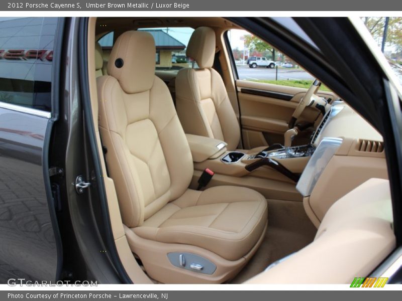  2012 Cayenne S Luxor Beige Interior