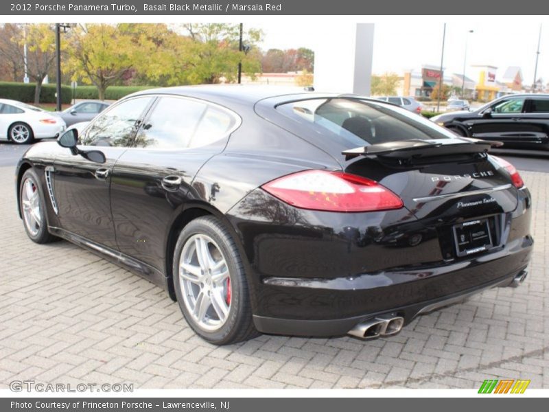 Basalt Black Metallic / Marsala Red 2012 Porsche Panamera Turbo