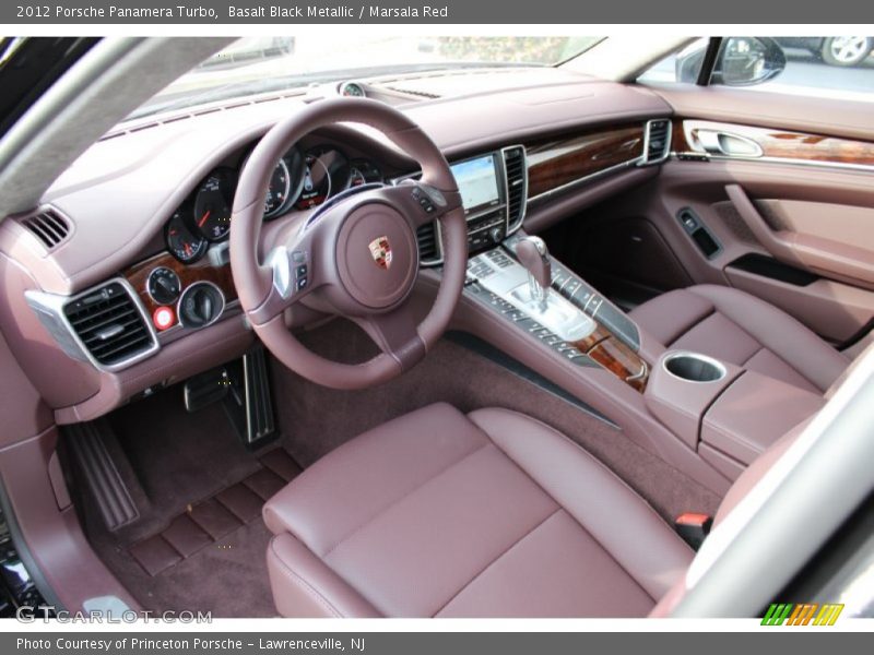  2012 Panamera Turbo Marsala Red Interior