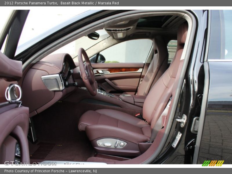  2012 Panamera Turbo Marsala Red Interior