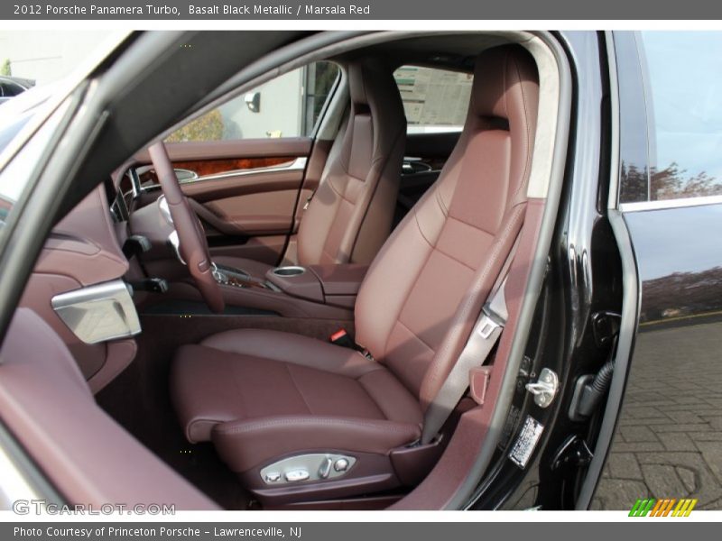  2012 Panamera Turbo Marsala Red Interior