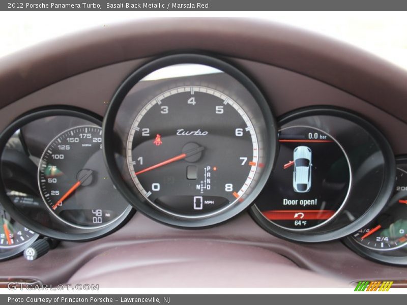 2012 Panamera Turbo Turbo Gauges