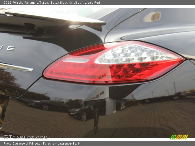 Basalt Black Metallic / Marsala Red 2012 Porsche Panamera Turbo