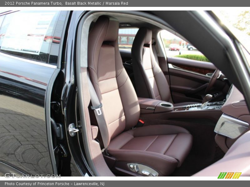  2012 Panamera Turbo Marsala Red Interior