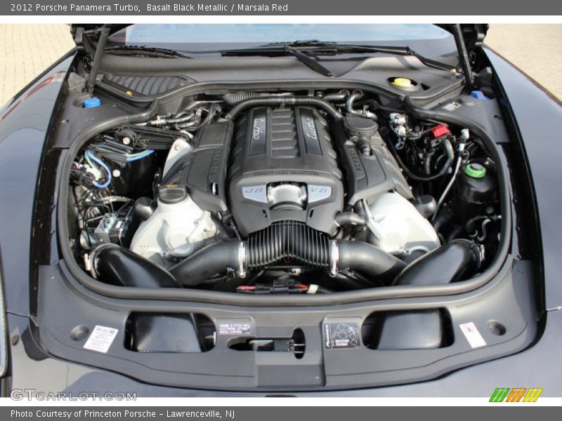  2012 Panamera Turbo Engine - 4.8 Liter DFI Twin-Turbocharged DOHC 32-Valve VarioCam Plus V8