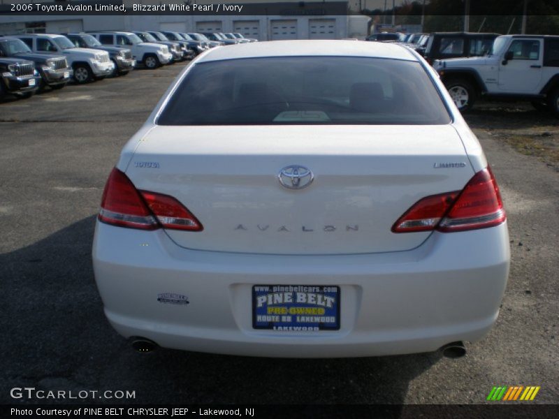 Blizzard White Pearl / Ivory 2006 Toyota Avalon Limited