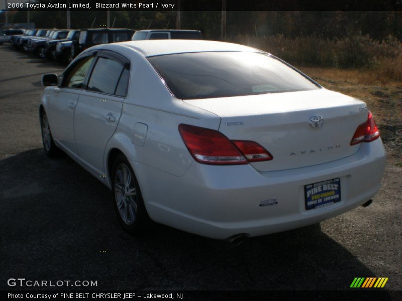 Blizzard White Pearl / Ivory 2006 Toyota Avalon Limited