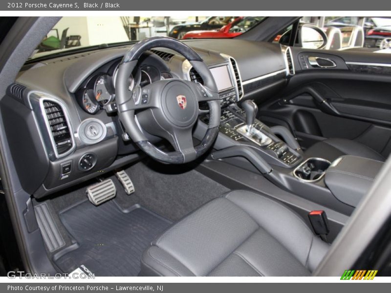  2012 Cayenne S Black Interior