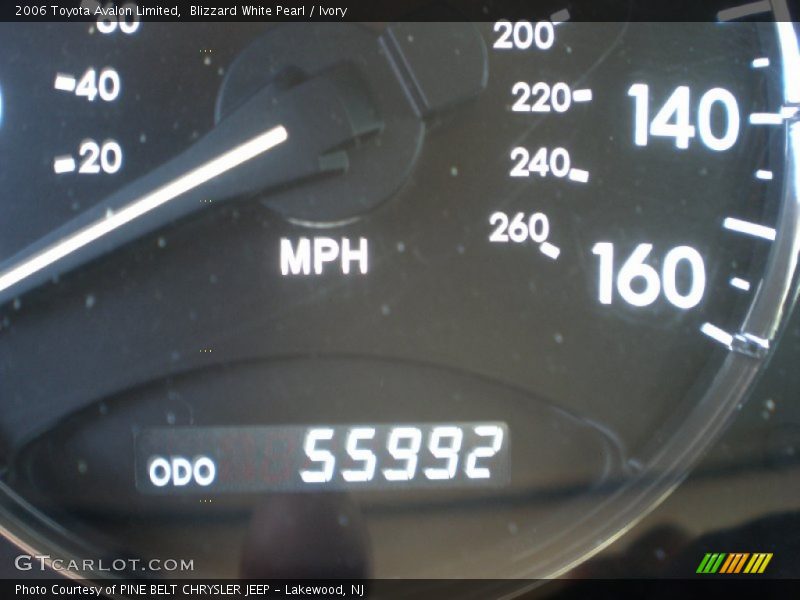 Blizzard White Pearl / Ivory 2006 Toyota Avalon Limited