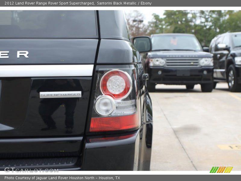 Santorini Black Metallic / Ebony 2012 Land Rover Range Rover Sport Supercharged