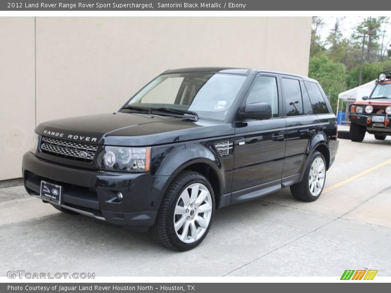 Santorini Black Metallic / Ebony 2012 Land Rover Range Rover Sport Supercharged
