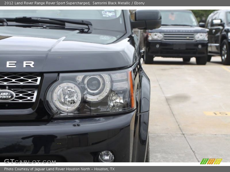 Santorini Black Metallic / Ebony 2012 Land Rover Range Rover Sport Supercharged