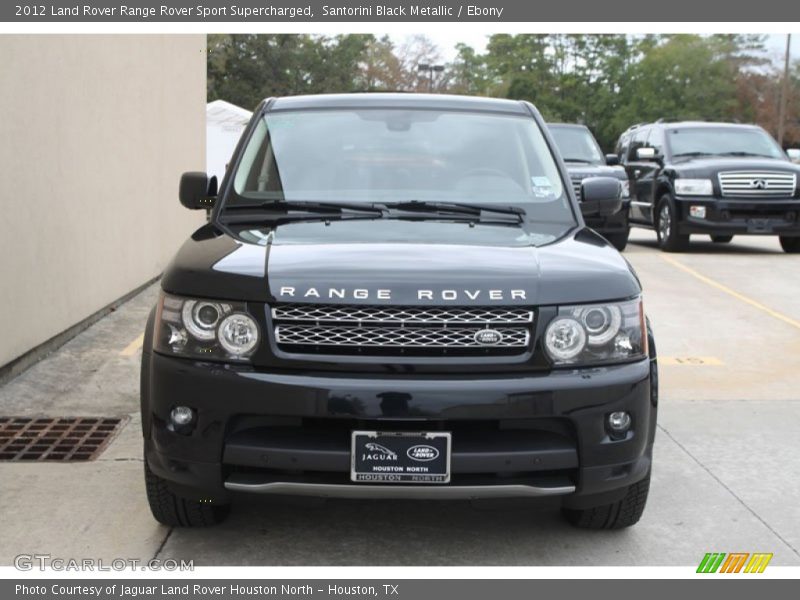 Santorini Black Metallic / Ebony 2012 Land Rover Range Rover Sport Supercharged