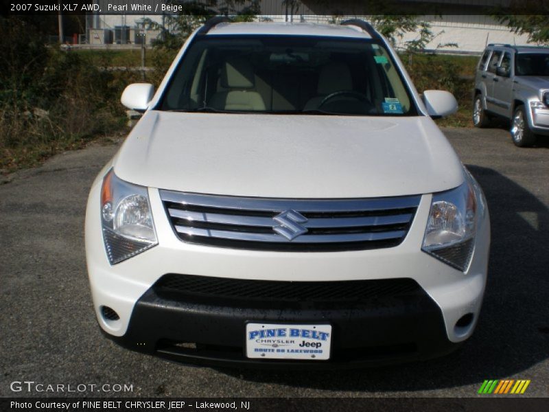 Pearl White / Beige 2007 Suzuki XL7 AWD