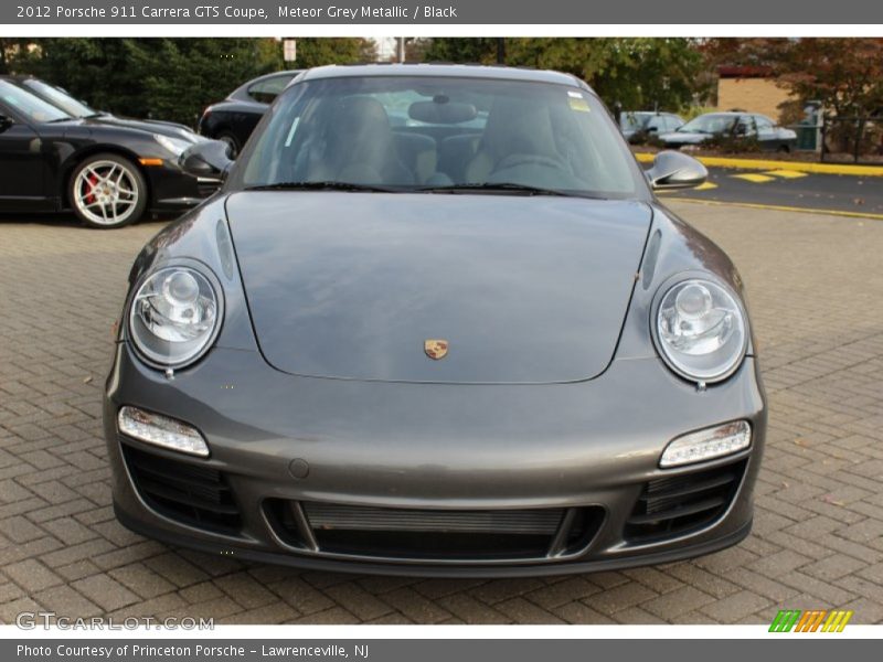 Meteor Grey Metallic / Black 2012 Porsche 911 Carrera GTS Coupe