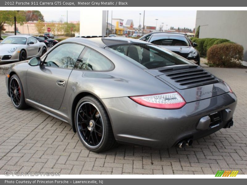 Meteor Grey Metallic / Black 2012 Porsche 911 Carrera GTS Coupe