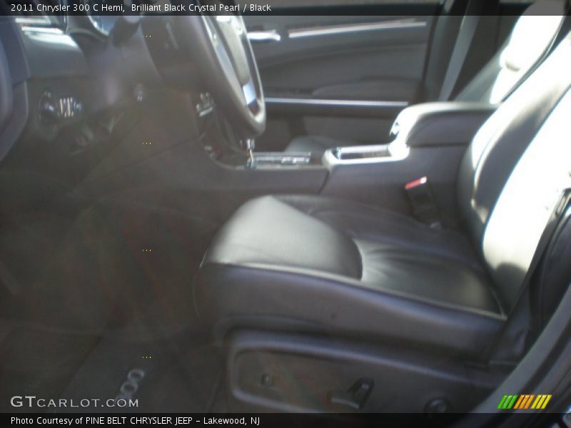 Brilliant Black Crystal Pearl / Black 2011 Chrysler 300 C Hemi
