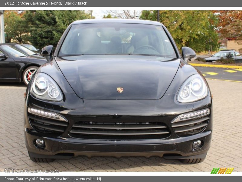 Black / Black 2012 Porsche Cayenne S Hybrid