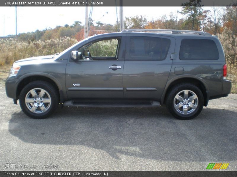 Smoke Metallic / Charcoal 2009 Nissan Armada LE 4WD
