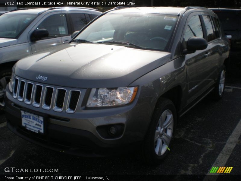 Mineral Gray Metallic / Dark Slate Gray 2012 Jeep Compass Latitude 4x4