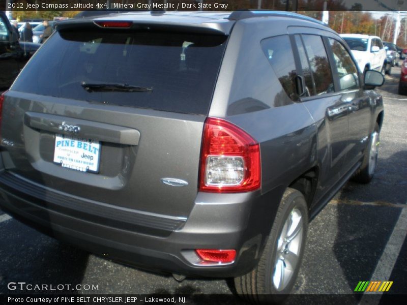 Mineral Gray Metallic / Dark Slate Gray 2012 Jeep Compass Latitude 4x4