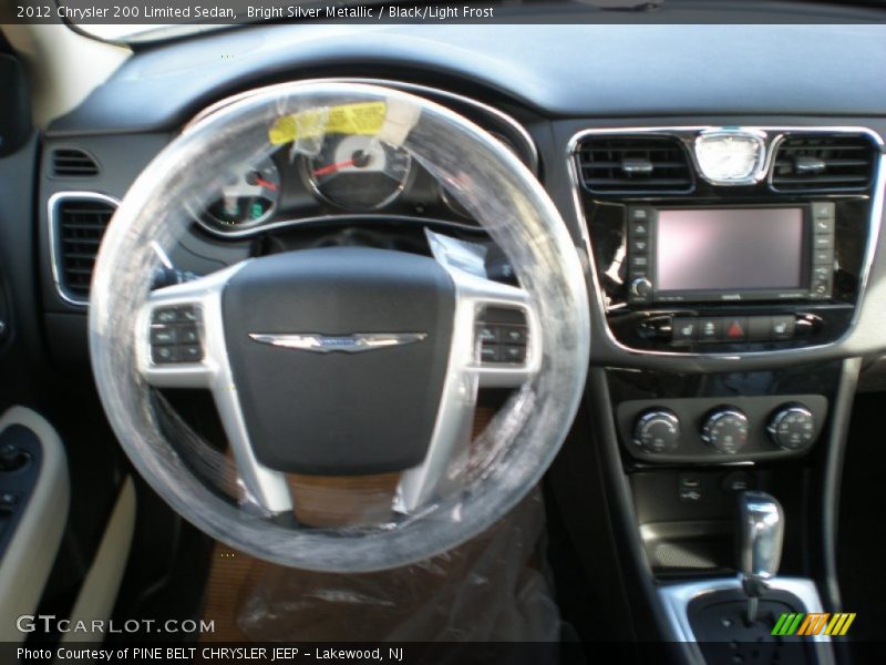 Bright Silver Metallic / Black/Light Frost 2012 Chrysler 200 Limited Sedan