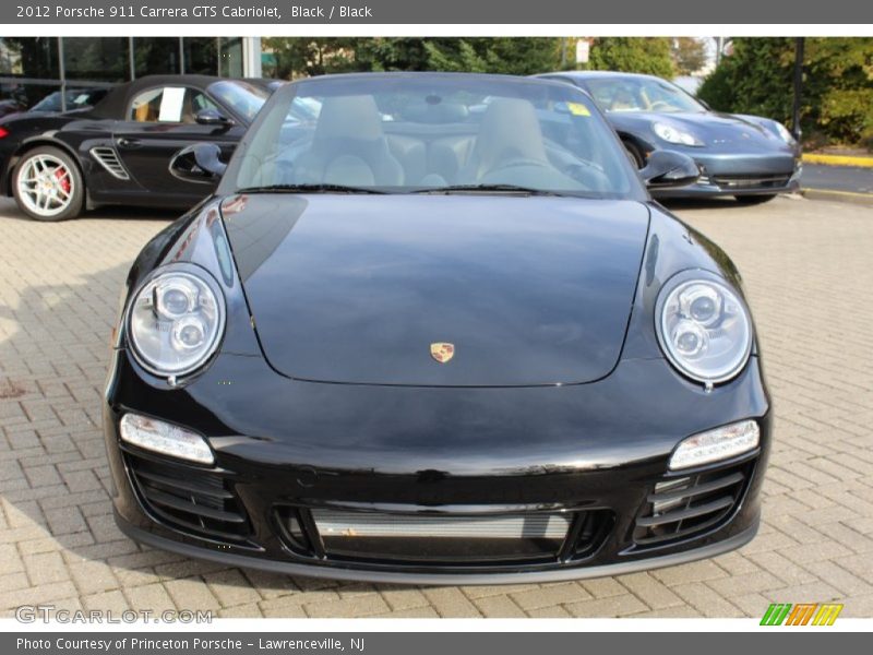 Black / Black 2012 Porsche 911 Carrera GTS Cabriolet